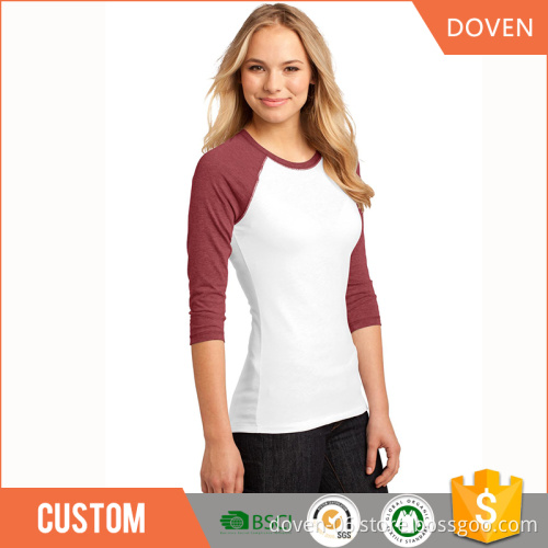 Plain dyed long sleeve t-shirt embroidery